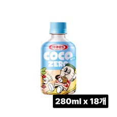 hy 코코바이트 제로 야쿠르트맛 유통기한, 18개, 280ml