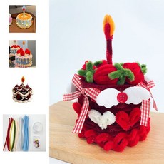 만들기 키트 패키지 생일 케이크 재료 DIY 선물, 망고케이크