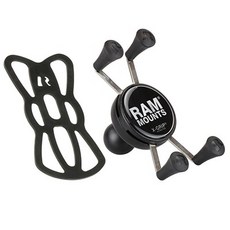 RAM Mounts RAM-HOL-UN10BU X夾 5.5-7吋手機機車手機架 穩固防震 單手操作, 1個