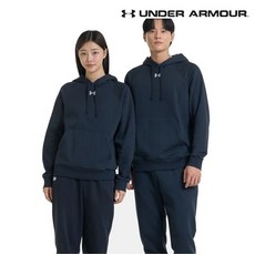 언더아머 남여공용 후드티 UA 라이벌 플리스 후디 1379757-001