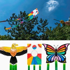 재미있는 겨울야외놀이 연날리기 낚시연만들기세트, 1.방패