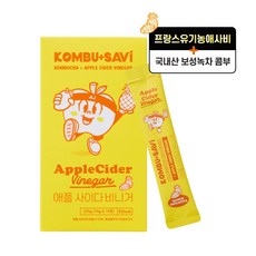 [콤부사비] 프랑스 유기농 애사비 + 콤부차 <망고파인맛>, 1박스, 225g