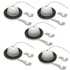 본라이프 양변기 PVC 마개 양변기고무마개 통고무마개, 백색, 5개