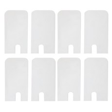 短間隙隔膜擋風玻璃 白色, 8個