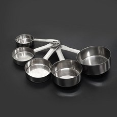 천성 스텐 계량컵 계량스푼 5종 세트, 1개