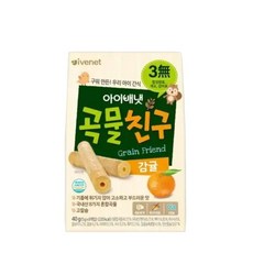 아이배냇 곡물친구 감귤, 감귤맛, 40g, 1개