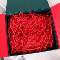 필러 재료 크링클 페이퍼 신부 선물 공예 상자용 잘게 썬 종이 잔디, 기본, 1. red 50g