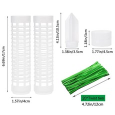 쌓을 플라스틱 이끼봉 덩굴식물용 내구성 수분 유지 기능 원예에 적합, 1개