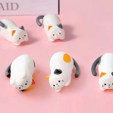 조선문방구 데굴데굴고양이 태엽 장난감 굴러가는 재미있는 스트레스해소 귀여운 인형 피젯토이 키덜트, 1개