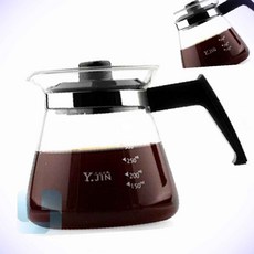 더에스 드립서버 300ml 직화유리주전자 유리커피서버 직화커피포트