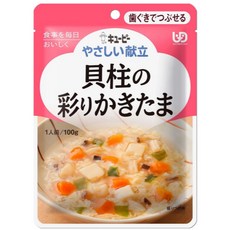 日本KEWPIE介護食品 Y2-16彩餚鮮貝滑蛋100g，高齡者介護食，營養豐富易吞嚥, 1個