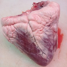 당일도축 신선한 한우 염통(심장) 1마리분 최소중량 1.3kg 소염통 소심장, 1개