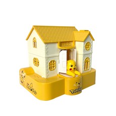 皮卡丘小屋音樂存錢筒 趣味造型 音樂互動 居家擺飾 兒童理財好幫手, mixed color, 1個