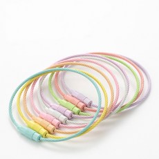 [SW] 와이어키링 와이어고리 10색20p, B세트, 1개