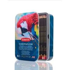 （快速出貨）（新品上市）【DERWENT 德爾文CHROMAFLOW 油性色鉛 36色/48色/72色贈精美小禮歡迎詢問, 36色, 1個