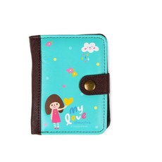 MB8 심플 2단 지갑 민트 어린이지갑