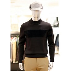 엘르골프 FW 남성 가슴보더 융기모 모크넥스웨터 6K73401622 3745947DH5343852