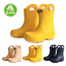 CROCS 정품 크록스 키즈 핸들 잇 레인 부츠 레츄 악세사리