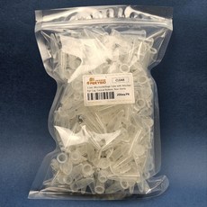 비멸균 1.5mL 마이크로 튜브 원심분리 micro centrifuge tube 캡튜브 원심관 미니, Clear(200ea)
