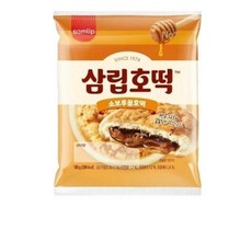 신) 삼립 소보루 꿀호떡, 3개, 100g