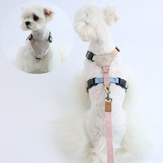 왕왕왕성 강아지 h형하네스 앞섬방지 가슴줄, 1개, 베이비믹스 1개, 베이비믹스