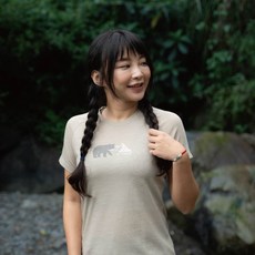 WOAWOA 山中黑熊 美麗諾羊毛速乾登山排汗衣