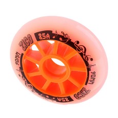 85a를 경주하는 옥외 PU 성숙한 인라인 스케이트 바퀴 보충은 90mm 100mm 110mm를 선회합니다, 설명, 오렌지
