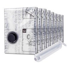 초대용량 진공 이불 압축팩 + 전용펌프 세트, 1개, 8개입