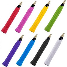 스쿼시그립 손잡이 핸들 POPETPOP 9pcs 스쿼시 라켓 오버그립 소프트 퓨 소재 수분 윅킹으로 더 나은 그립감을 제공하는 배드민턴 랜덤 색상