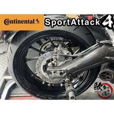 【大台南】歐多邁輪胎部 Continental 馬牌 運動攻擊者4 160/60-17 安裝 平衡 除臘 氮氣.工資另計, 1個