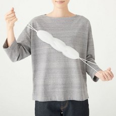 [무인양품] 폴리에틸렌 신축식 바디 네트 휴대용 (샤워볼), 40cm 4550182202571
