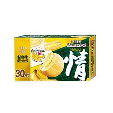 오리온 초코파이 정 바나나, 6개, 1.11kg