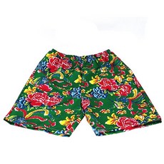 廢物專賣店 東北大花短褲 花褲子 接親遊戲/結婚婚慶/團康遊戲道具, 綠色