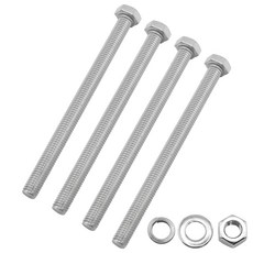 유스툴 스텐 육각 나사 볼트 너트 와셔 포함 SUS 서스 304, 1팩, 90mm, M6