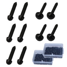 아코 인형 만들기 콩알 눈 3mm(케이스포함)+4mm(케이스포함), 1개, 블랙