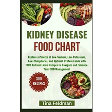 (영문도서) Kidney Disease Food Chart: Explore a Palette of Low-Sodium Low-Potassium Low-Phosphorus an... Paperback, Independently Published, English, 9798879316964
