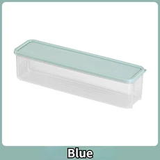 주방 국수 스파게티 용기 가정용 시리얼 보존 보관 상자 커버 스파게티 상자 주방 음식 용기, 04 Blue
