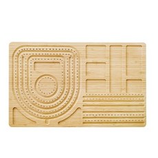 U자형 디자인의 목재 비즈 보드 트레이 및 목걸이 쥬얼리 디자이너 DIY 공예 도구