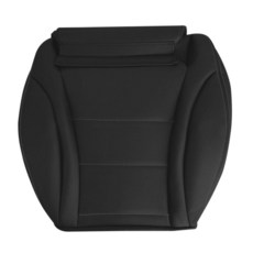 Vroelos 운전석 바닥 가죽 시트 커버 블랙 전면 커버 2015-2021 메르세데스 벤츠 C-Class C250 C300 C350 C350e C400 세단에 적합, Vroelos 운전석 바닥 가죽 시트 커버, 블랙 전면