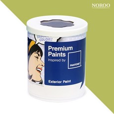 노루페인트 팬톤 실외 벽면 저광 페인트, 15-0538 Green Oasis, 1L, 1개