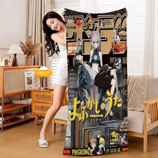 애니메이션 비치 수영 타월 흡 수건 선물 여행 캠핑 체육관, 1개, F. z2