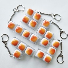 구운식빵 키보드 키캡 키링 4구 딸깍이 1+1, 2개, 랜덤