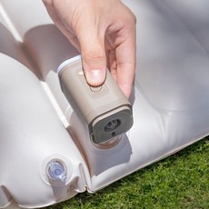 캠핑 다용도 무선 휴대용 랜턴 공기주입기 에어펌프, 블랙