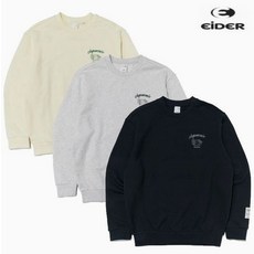 국내매장품 아이더 공용. 베이직 맨투맨 티셔츠 DUP23242 D 루즈핏 데일리