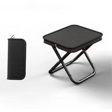 심플한 디럭스 휴대용 캠핑 의자 14.4인치 300파운드 용량 수납 포켓이 있는 접이식 블랙, 02 165-185cm Adjustable