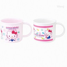웬카 어린이집양치컵 헬로키티 핸들컵 200ml 2P