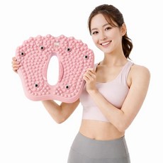 베스트바잉 가정용 무소음 친환경 지압 스텝퍼, 핑크