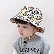 준캡 유아 아동 어린이 네모안경 벙거지 모자 봄 여름 가을 자외선차단 귀여운모자