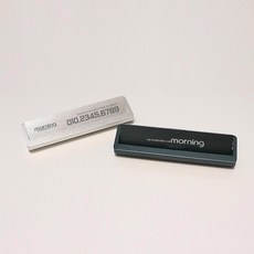 팬덤 모닝 주차 전화번호 노출 럭셔리 레터링 회전 플레이트 호환 연락처, A_실버그레이