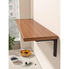 벽 선반 장식장 받침대 네일선반 책꽂이 폭좁은거실 서재, 호두 30x50